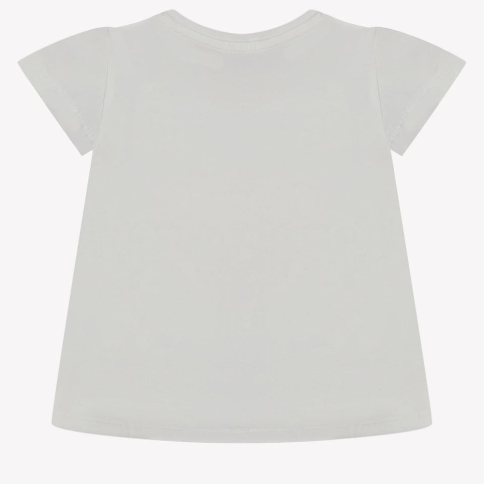 Guess Baby Meisjes T-Shirt In Wit