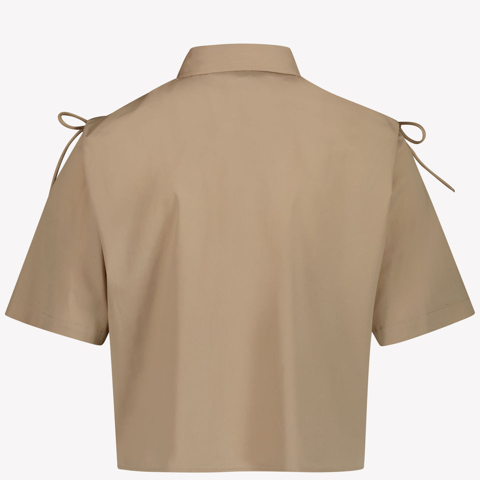 MSGM Kinder Meisjes Blouse In Beige