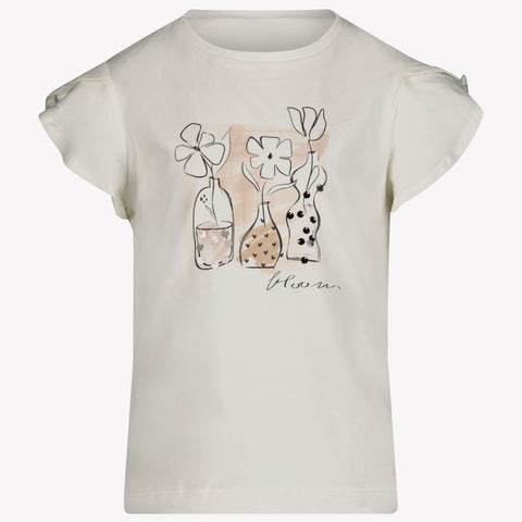 Mayoral Kinder Meisjes T-Shirt In Off White