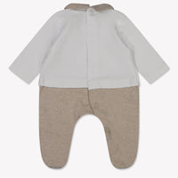 First Baby Jongens Boxpakje In Beige