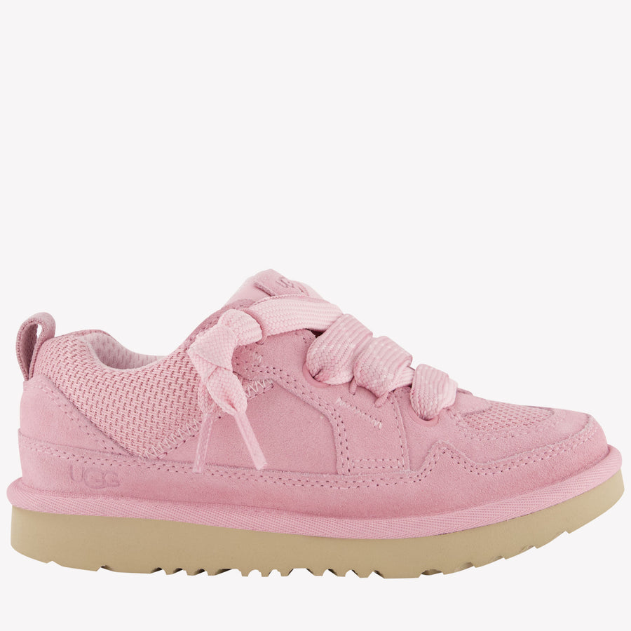 UGG Lowmel Kinder Meisjes Sneakers In Licht Roze