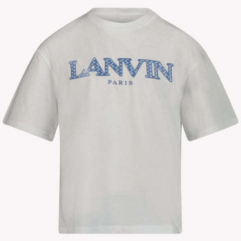 Lanvin Kinder Unisex T-Shirt In Wit