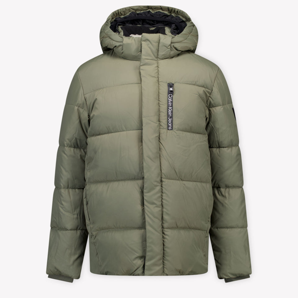 Calvin Klein Kinder Jongens Winterjas In Army