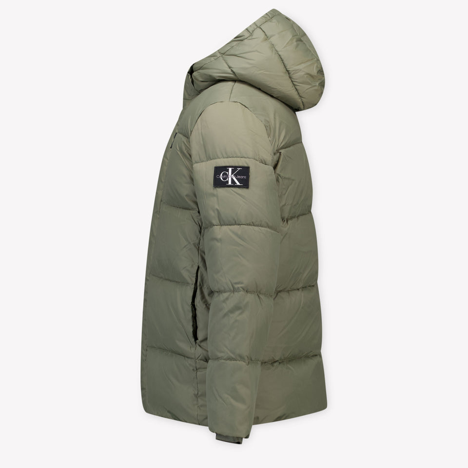 Calvin Klein Kinder Jongens Winterjas In Army