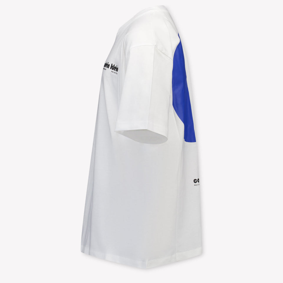 Calvin Klein Kinder Jongens T-Shirt In Wit
