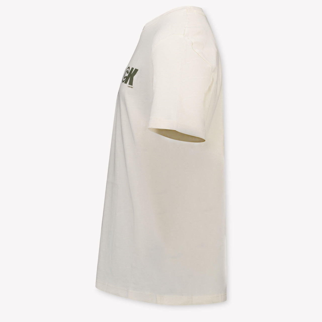 Calvin Klein Kinder Jongens T-Shirt In Licht Beige