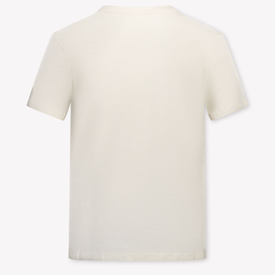 Calvin Klein Kinder Jongens T-Shirt In Licht Beige