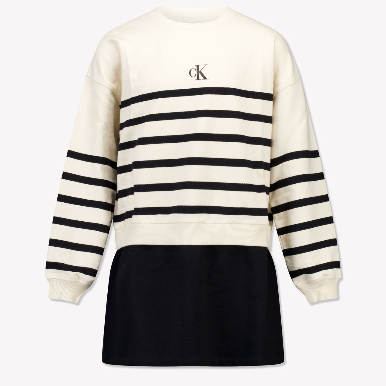 Calvin Klein Kinder Meisjes Jurk In Licht Beige