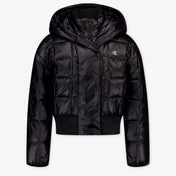 Calvin Klein Kinder Meisjes Winterjas In Zwart