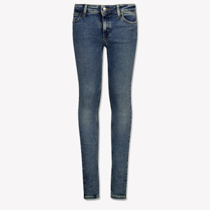 Calvin Klein Kinder Meisjes Jeans In Blauw