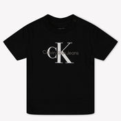 Calvin Klein Baby Unisex T-Shirt In Zwart