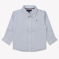 Tommy Hilfiger Baby Jongens Blouse In Licht Blauw