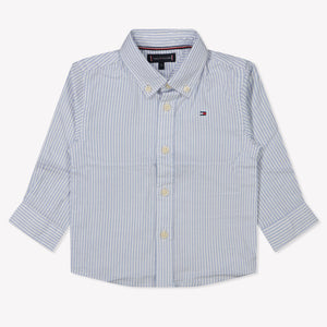Tommy Hilfiger Baby Jongens Blouse In Licht Blauw