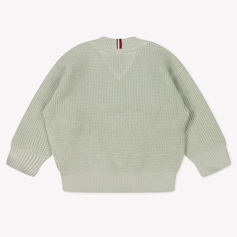 Tommy Hilfiger Baby Jongens Trui In Licht Groen