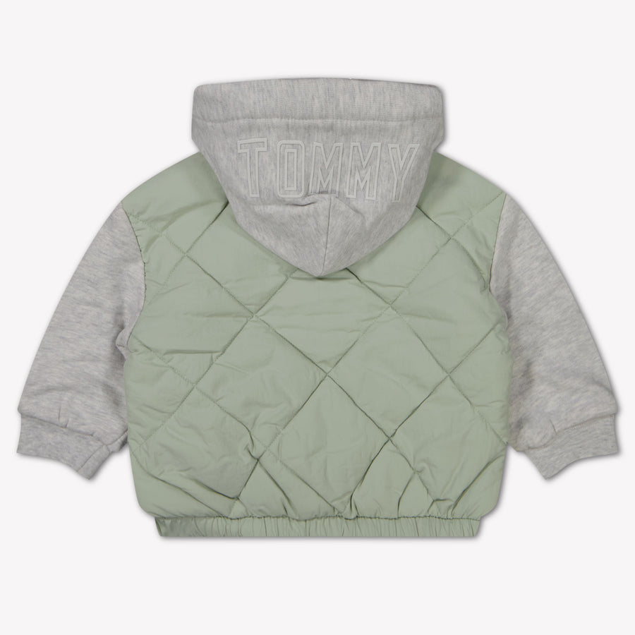 Tommy Hilfiger Baby Jongens Tussenjas In Licht Groen