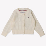 Tommy Hilfiger Baby Meisjes Vest In Creme