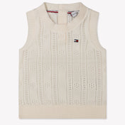 Tommy Hilfiger Baby Meisjes Trui In Creme
