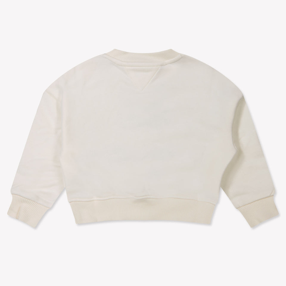 Tommy Hilfiger Baby Meisjes Trui In Off White