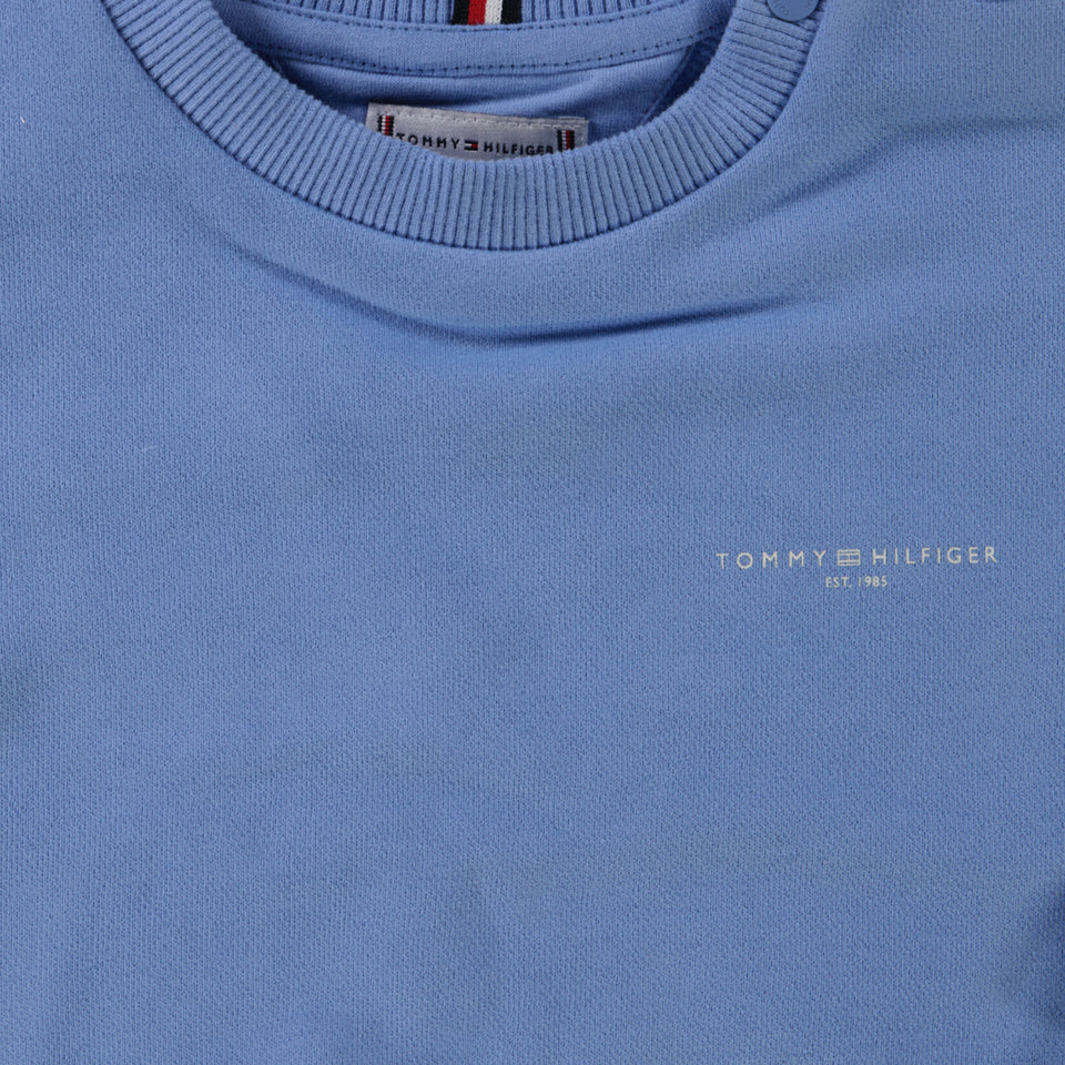 Tommy Hilfiger Baby Unisex Trui In Licht Blauw