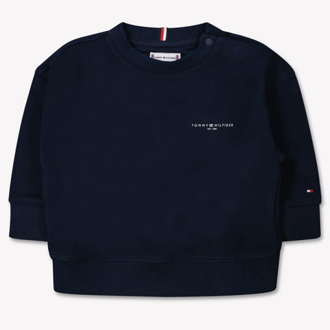 Tommy Hilfiger Baby Unisex Trui In Navy