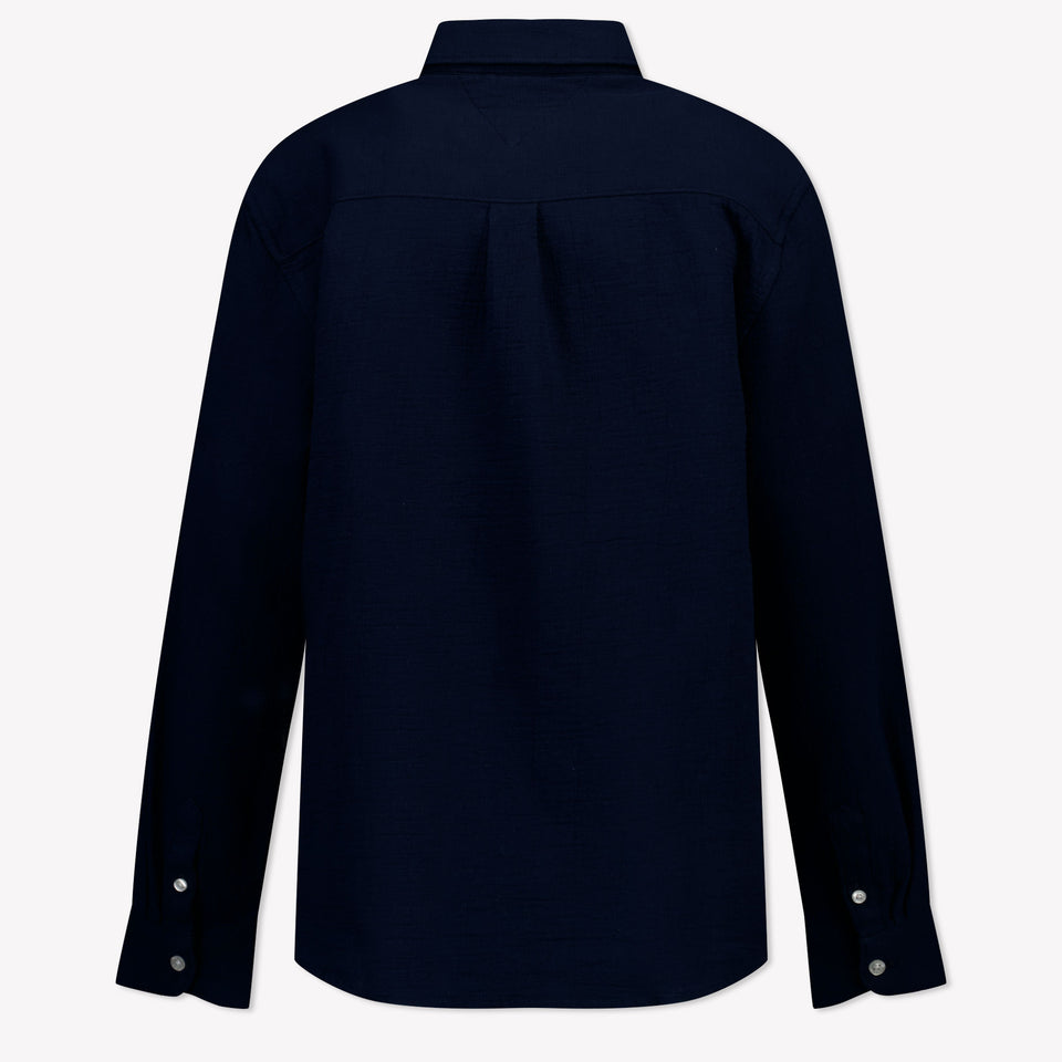 Tommy Hilfiger Kinder Jongens Blouse In Navy