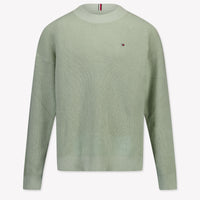 Tommy Hilfiger Kinder Jongens Trui In Licht Groen