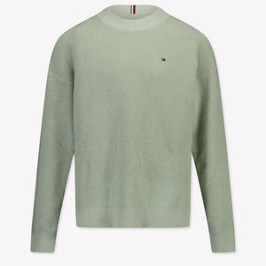 Tommy Hilfiger Kinder Jongens Trui In Licht Groen
