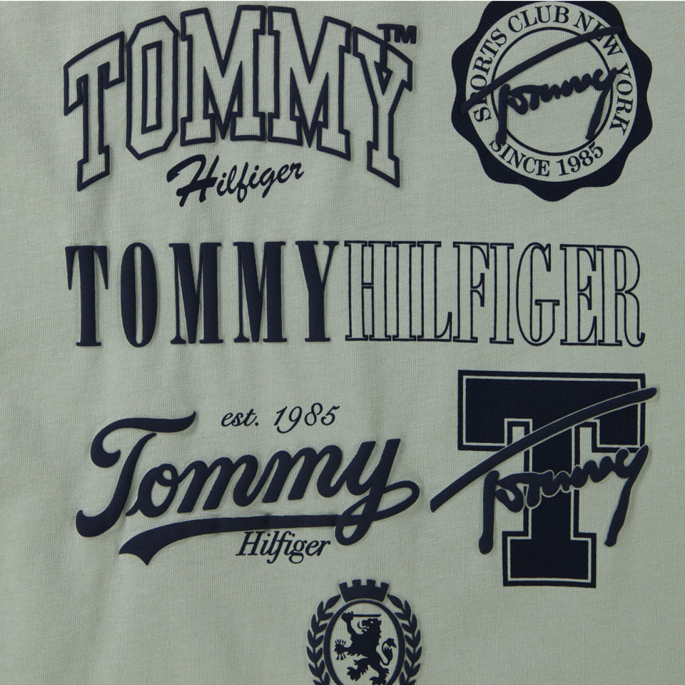 Tommy Hilfiger Kinder Jongens T-Shirt In Licht Groen