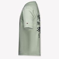 Tommy Hilfiger Kinder Jongens T-Shirt In Licht Groen