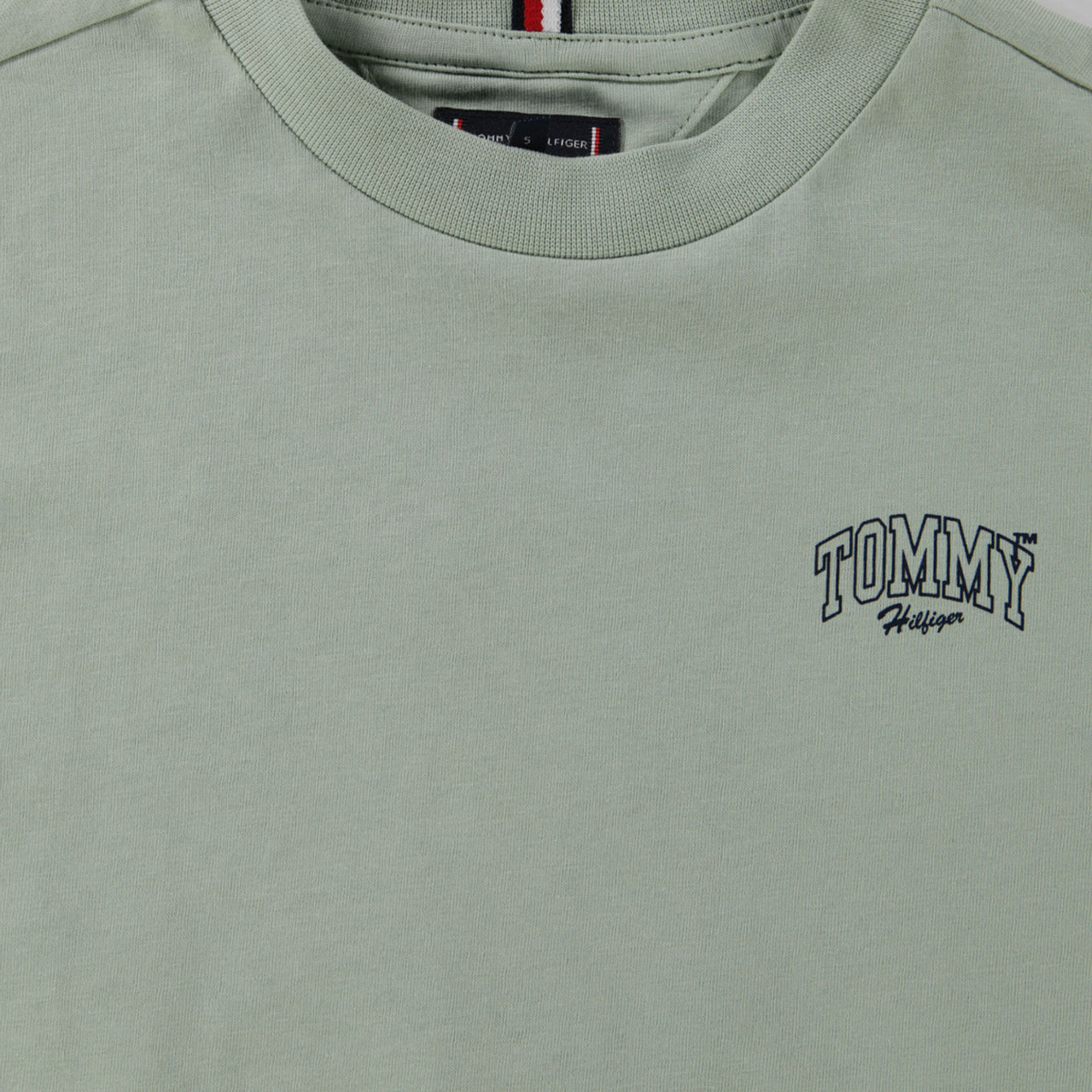 Tommy Hilfiger Kinder Jongens T-Shirt In Licht Groen
