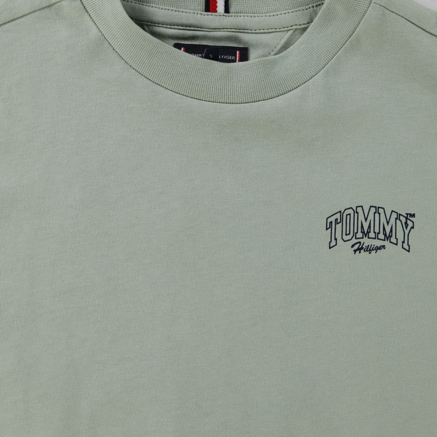 Tommy Hilfiger Kinder Jongens T-Shirt In Licht Groen