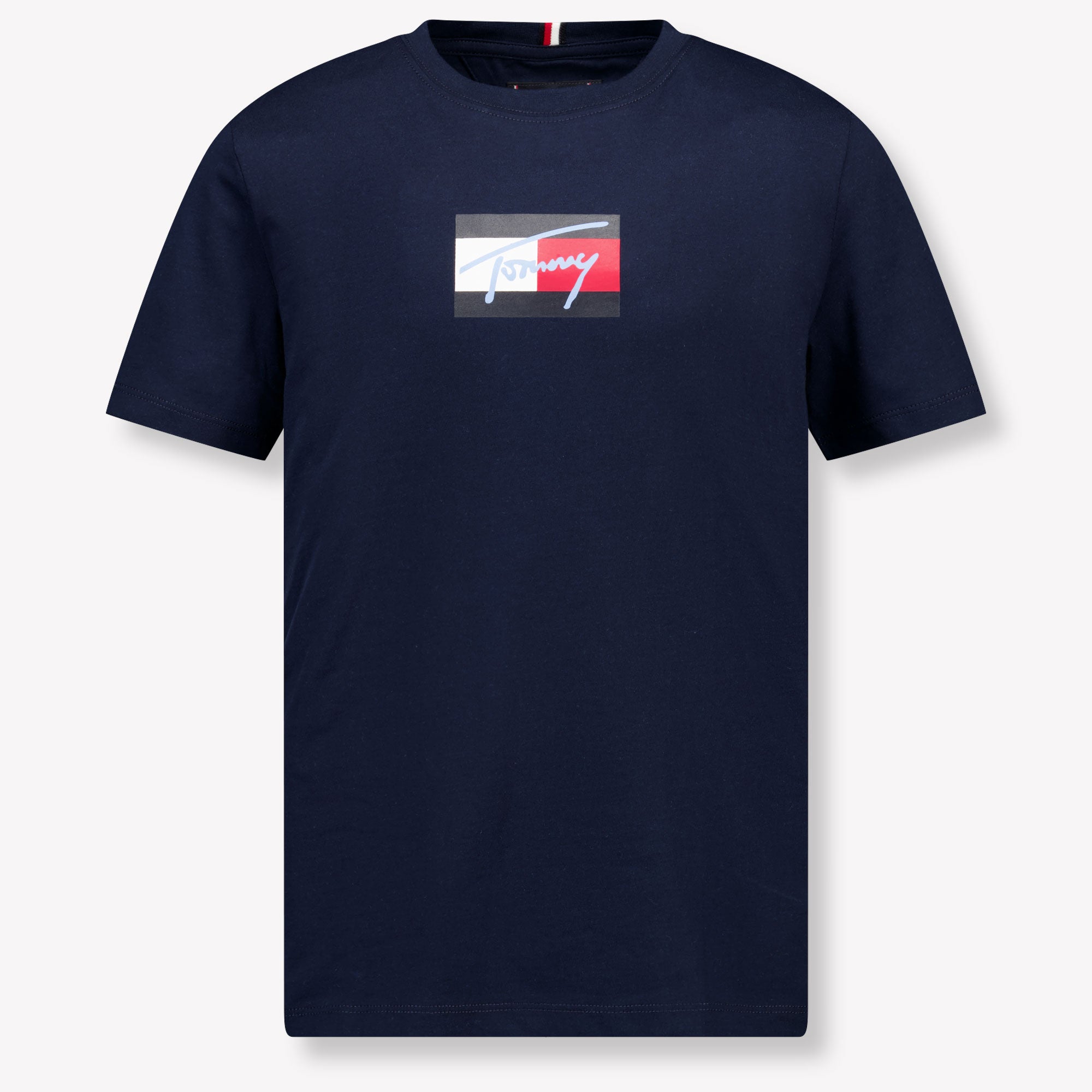 Tommy Hilfiger Kinder Jongens T-Shirt In Navy