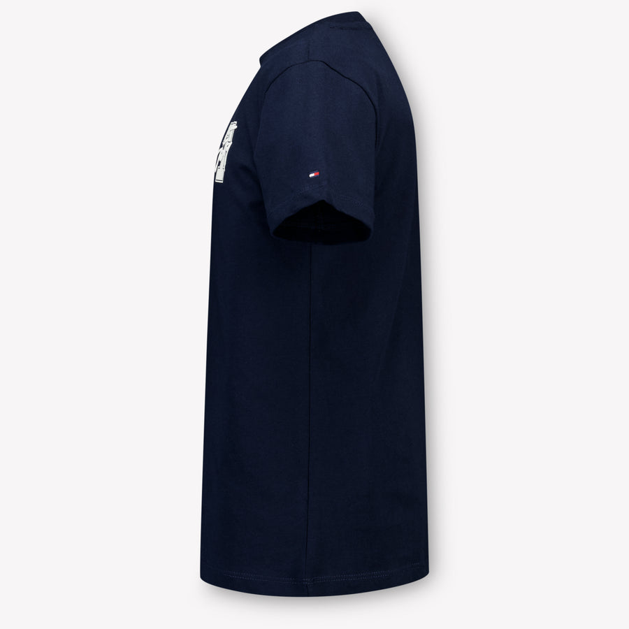 Tommy Hilfiger Kinder Jongens T-Shirt In Navy