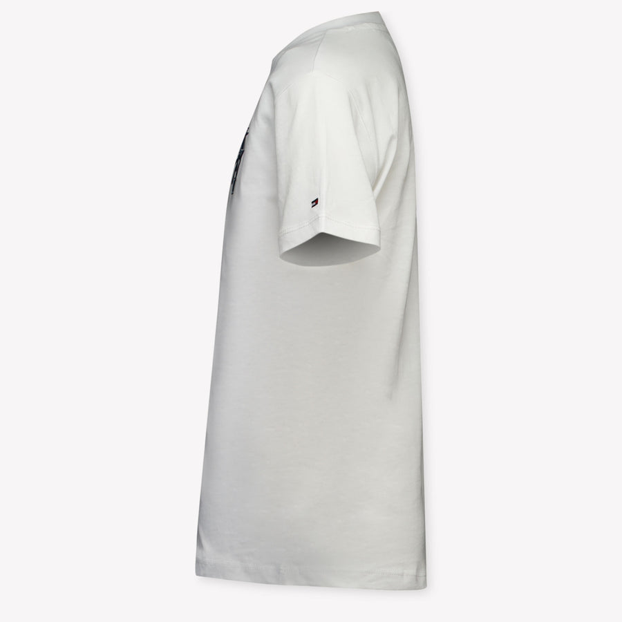Tommy Hilfiger Kinder Jongens T-Shirt In Wit