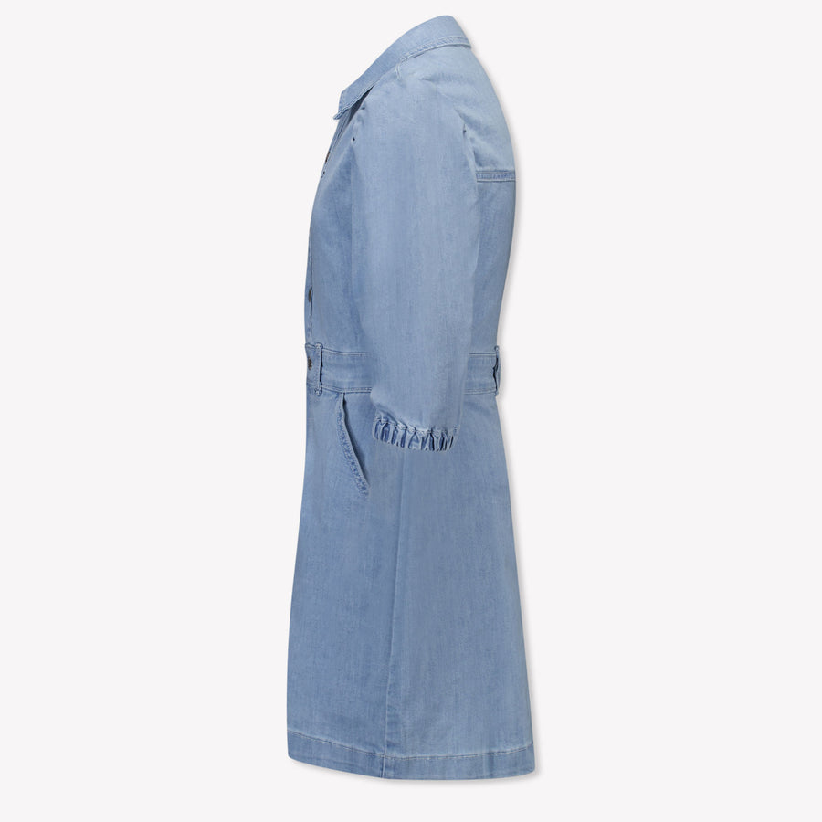 Tommy Hilfiger Kinder Meisjes Jurk In Jeans