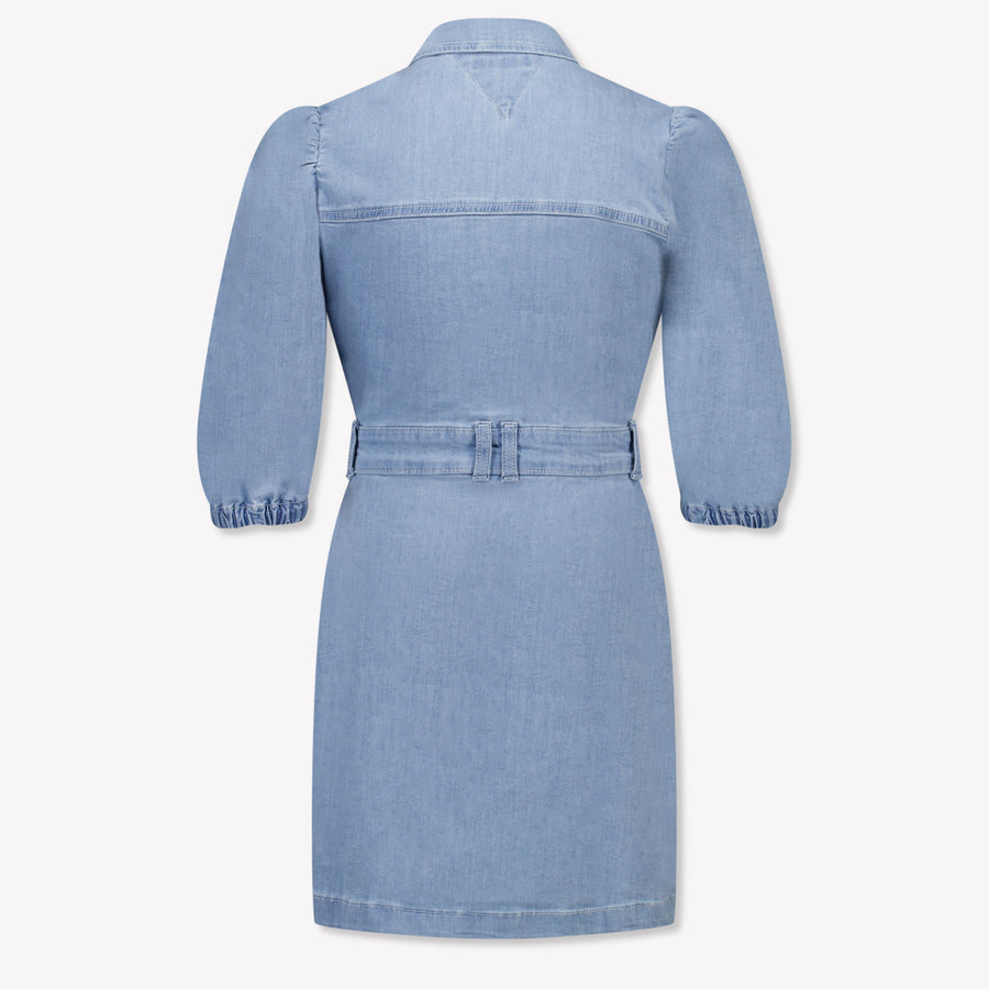 Tommy Hilfiger Kinder Meisjes Jurk In Jeans