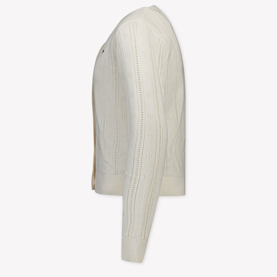 Tommy Hilfiger Kinder Meisjes Vest In Creme