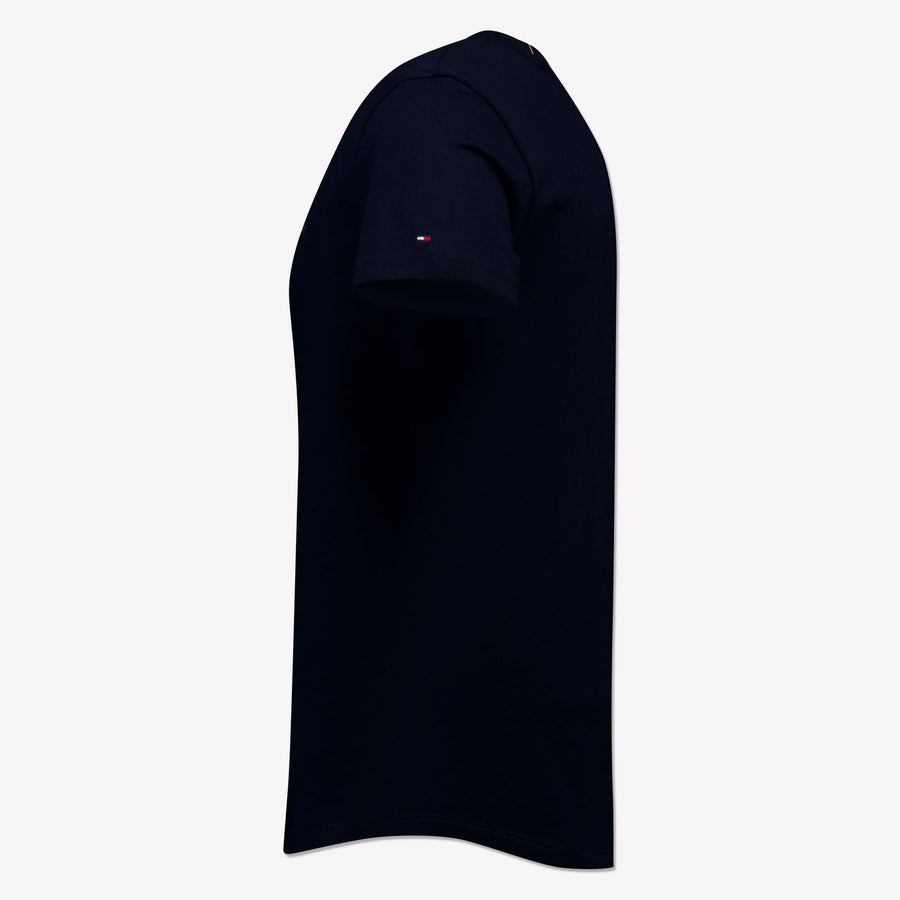 Tommy Hilfiger Kinder Meisjes T-Shirt In Navy