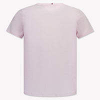 Tommy Hilfiger Kinder Meisjes T-Shirt In Licht Roze
