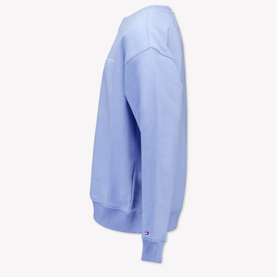 Tommy Hilfiger Kinder Unisex Trui In Licht Blauw