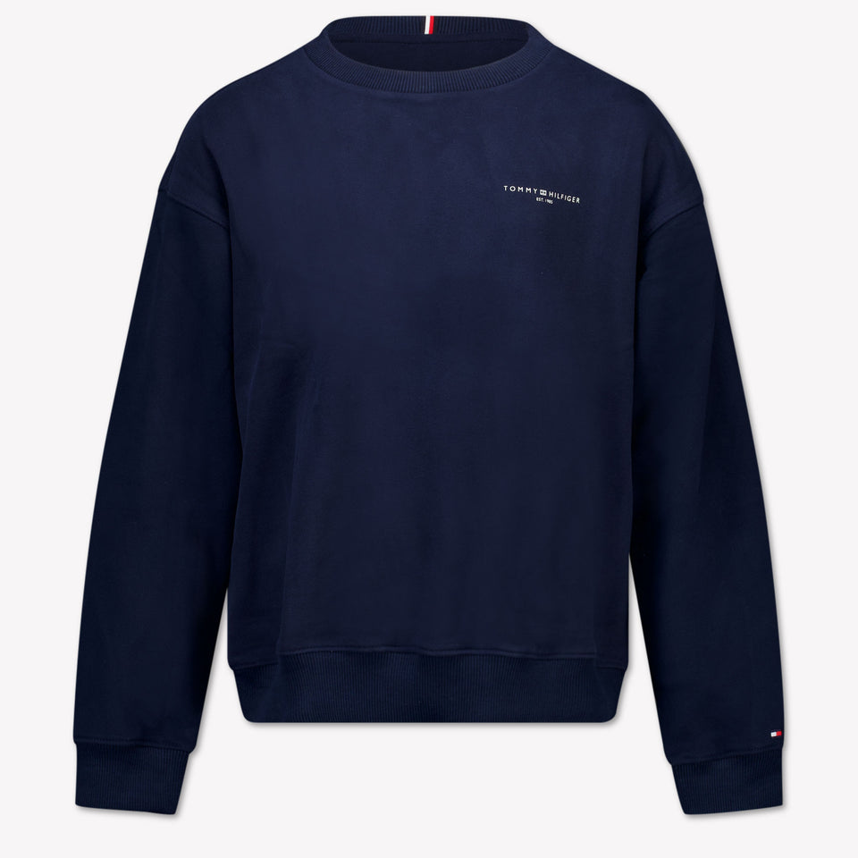 Tommy Hilfiger Kinder Unisex Trui In Navy