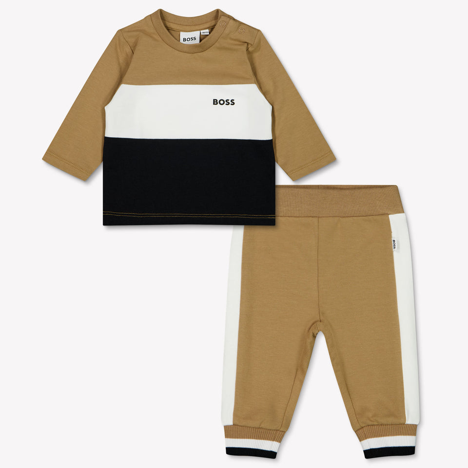 Boss Baby Jongens Joggingpak In Camel