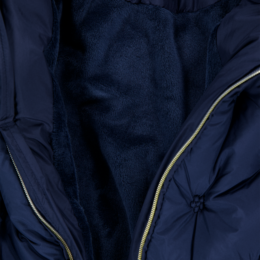 Abel & Lula Kinder Meisjes Winterjas In Navy