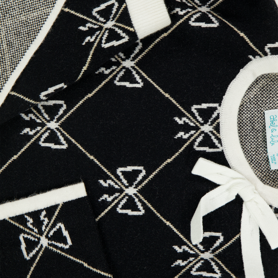 Abel & Lula Kinder Meisjes Setje In Zwart