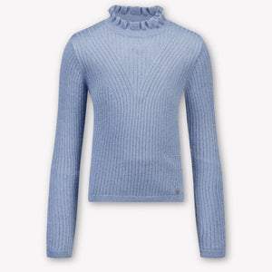 Abel & Lula Kinder Meisjes T-Shirt In Blauw
