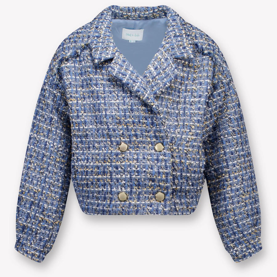 Abel & Lula Kinder Meisjes Colbert In Blauw