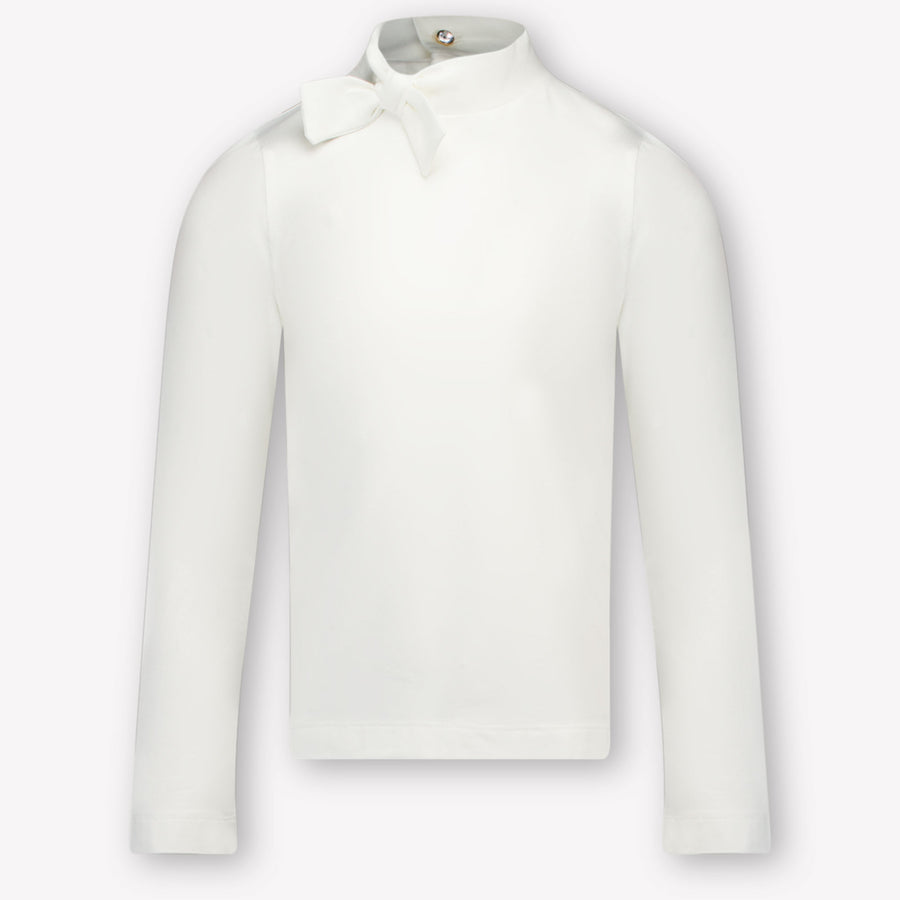 Abel & Lula Kinder Meisjes T-Shirt In Off White