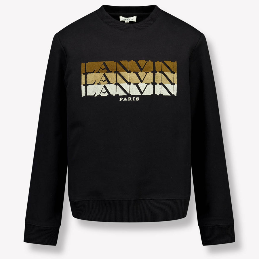 Lanvin Kinder Jongens Trui In Zwart