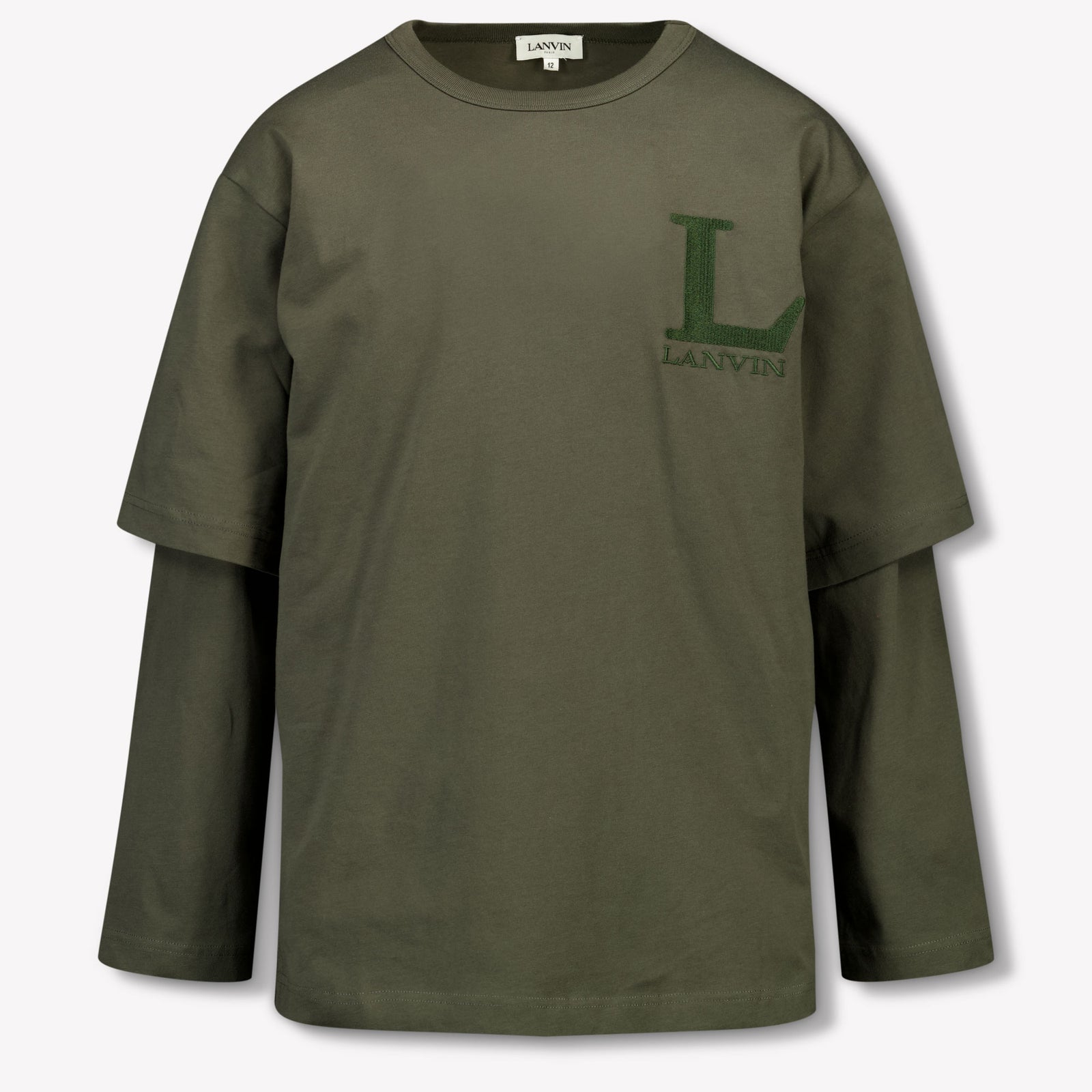 Lanvin Kinder Jongens T-Shirt In Army
