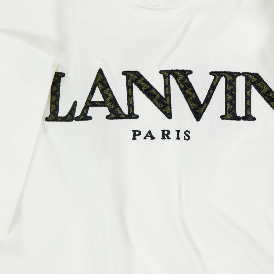 Lanvin Kinder Unisex T-Shirt In Off White
